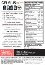 CELSIUS Dragonfruit Lime On-the-Go Powder Stick Packs, Zero Sugar (14 Sticks per Pack) - Image 4